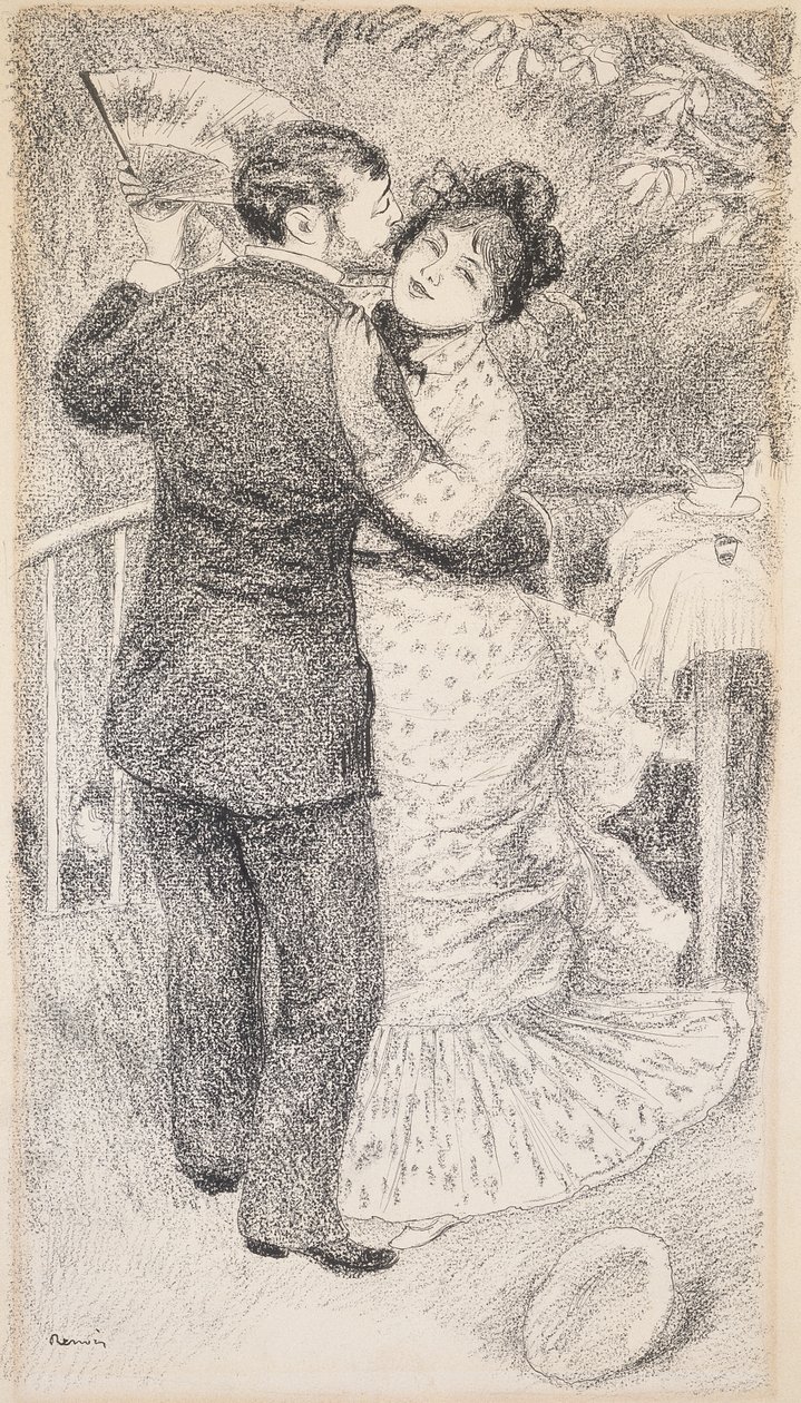 Kırsal Dans, 1883 by Pierre Auguste Renoir