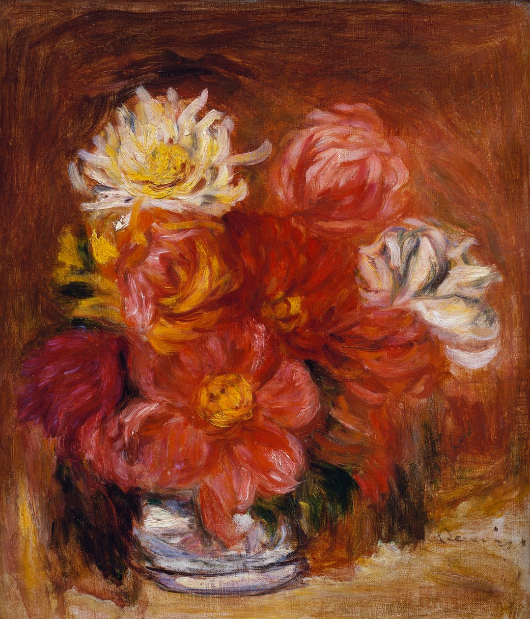 Yıldız çiçeği, yaklaşık 1890 by Pierre Auguste Renoir
