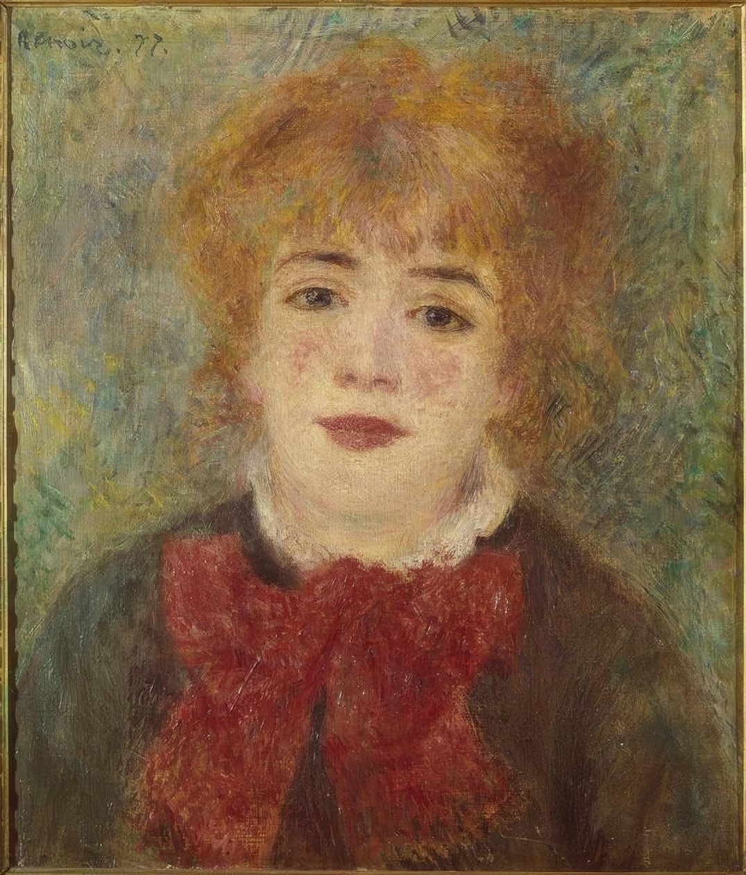 Bir bayanın portresi by Pierre Auguste Renoir