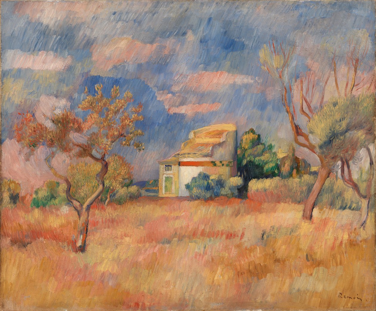 Bellevue'deki güvercinlik (Pigeonnier de Bellevue) by Pierre Auguste Renoir