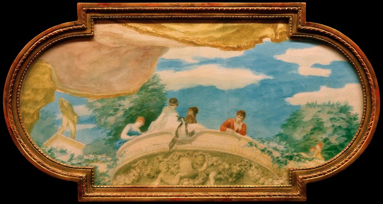 Tavan boyama için tasarım by Pierre Auguste Renoir