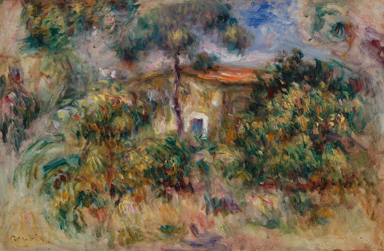 çiftlik evi by Pierre Auguste Renoir
