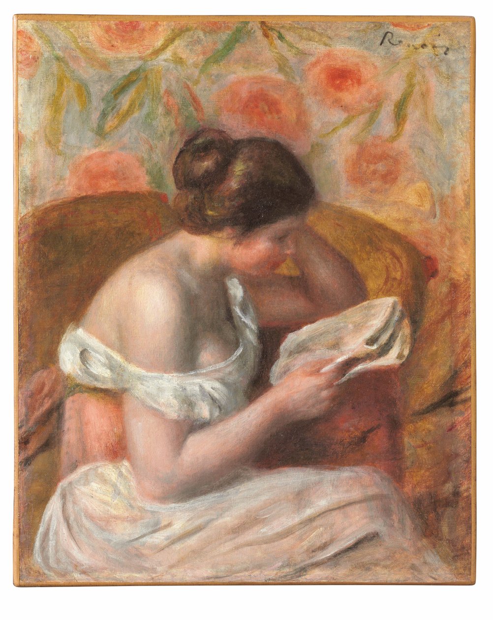 kadın okuma by Pierre Auguste Renoir
