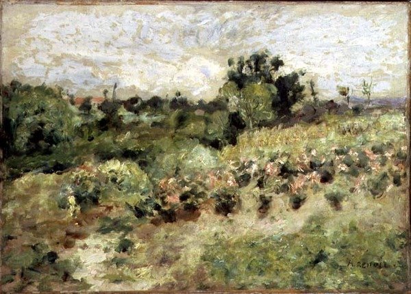 Gül Tarlası (tuval üzerine yağlı boya) by Pierre Auguste Renoir
