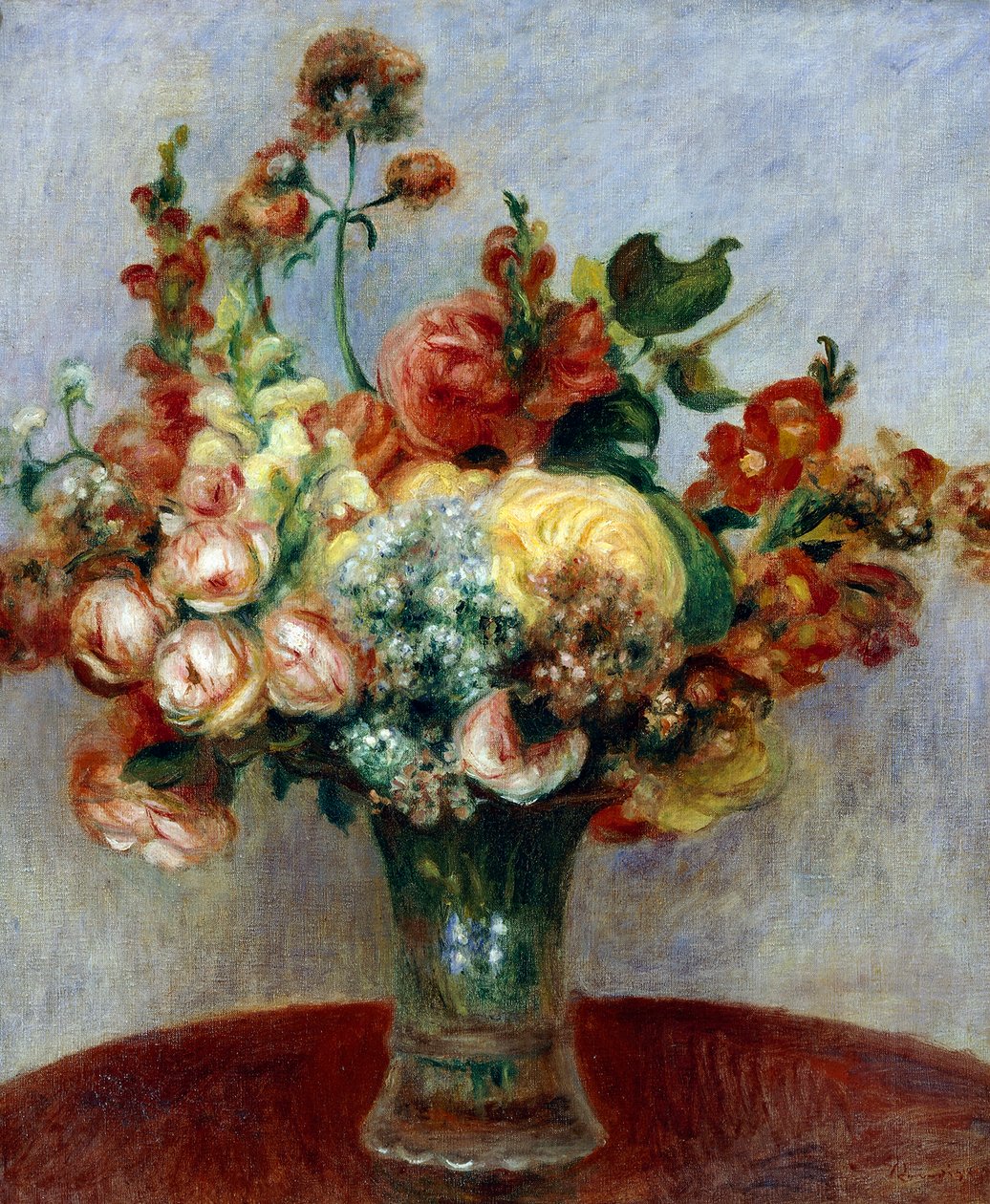 Vazoda Çiçekler, Pierre-Auguste Renoir by Pierre Auguste Renoir