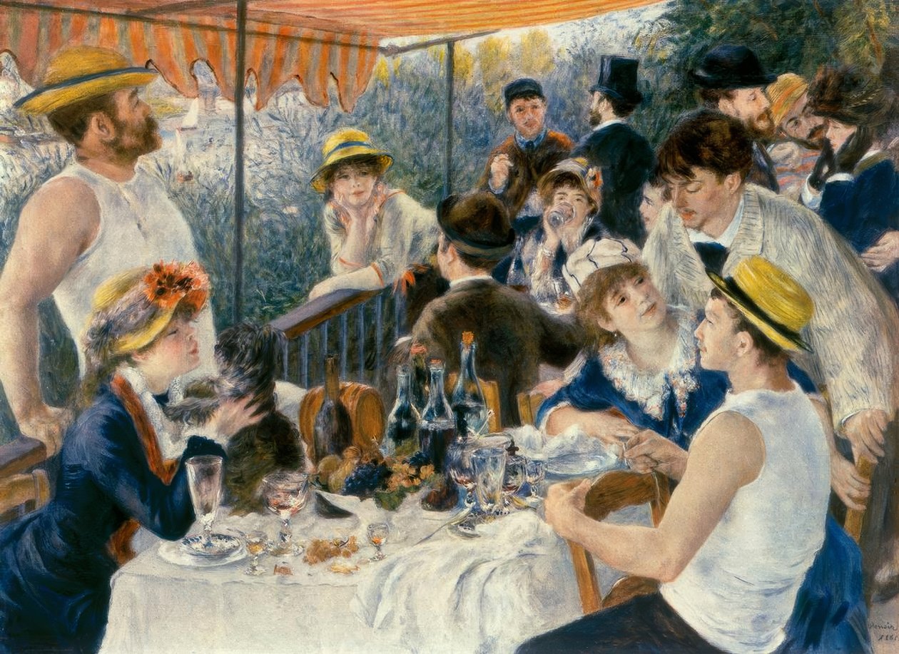 Kürekçilerin kahvaltısı by Pierre Auguste Renoir