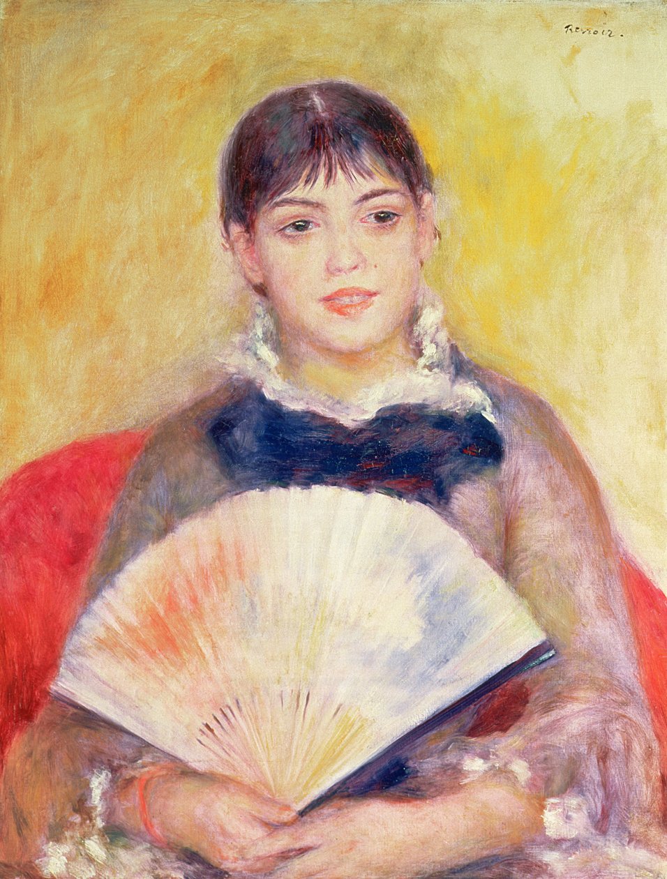 Hayranı olan kız by Pierre Auguste Renoir