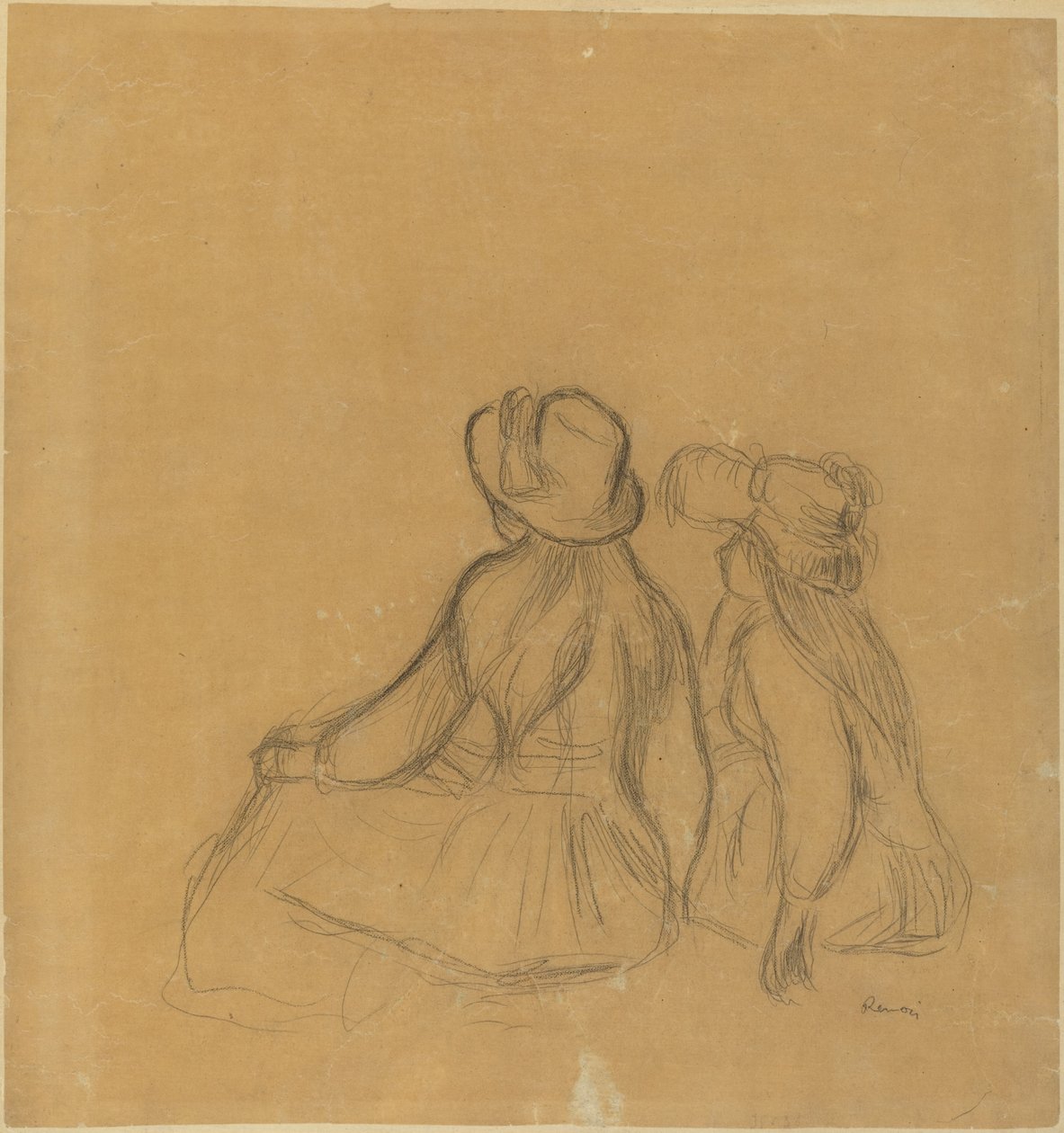 Kızlık, c. 1890. by Pierre Auguste Renoir