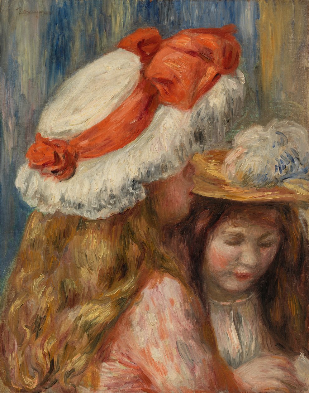 Şapkalı Kızlar by Pierre Auguste Renoir