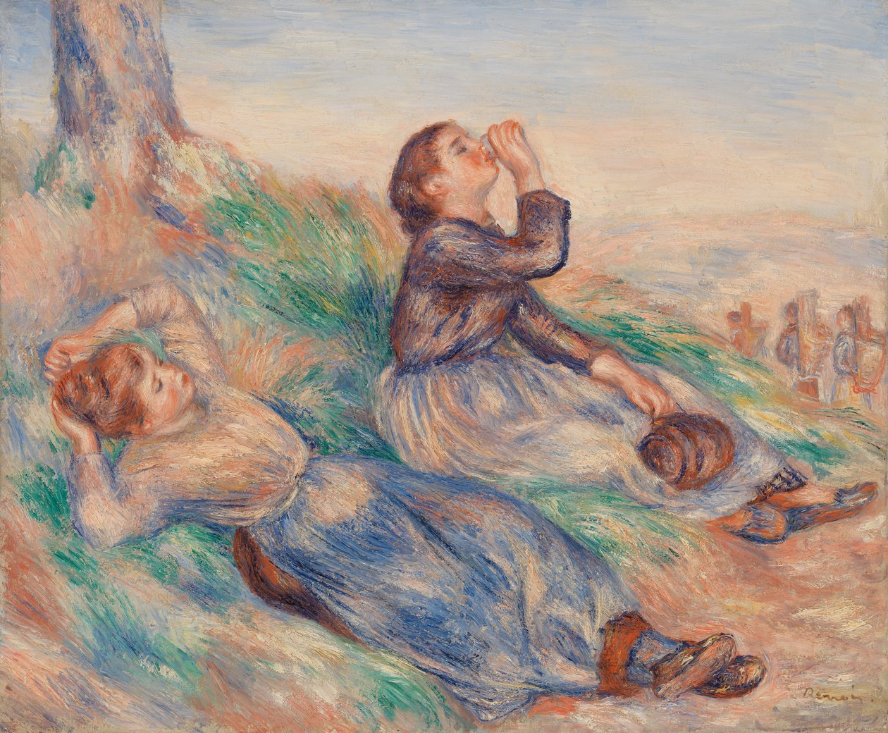 Üzüm Toplayıcılar (Kinciler) by Pierre Auguste Renoir