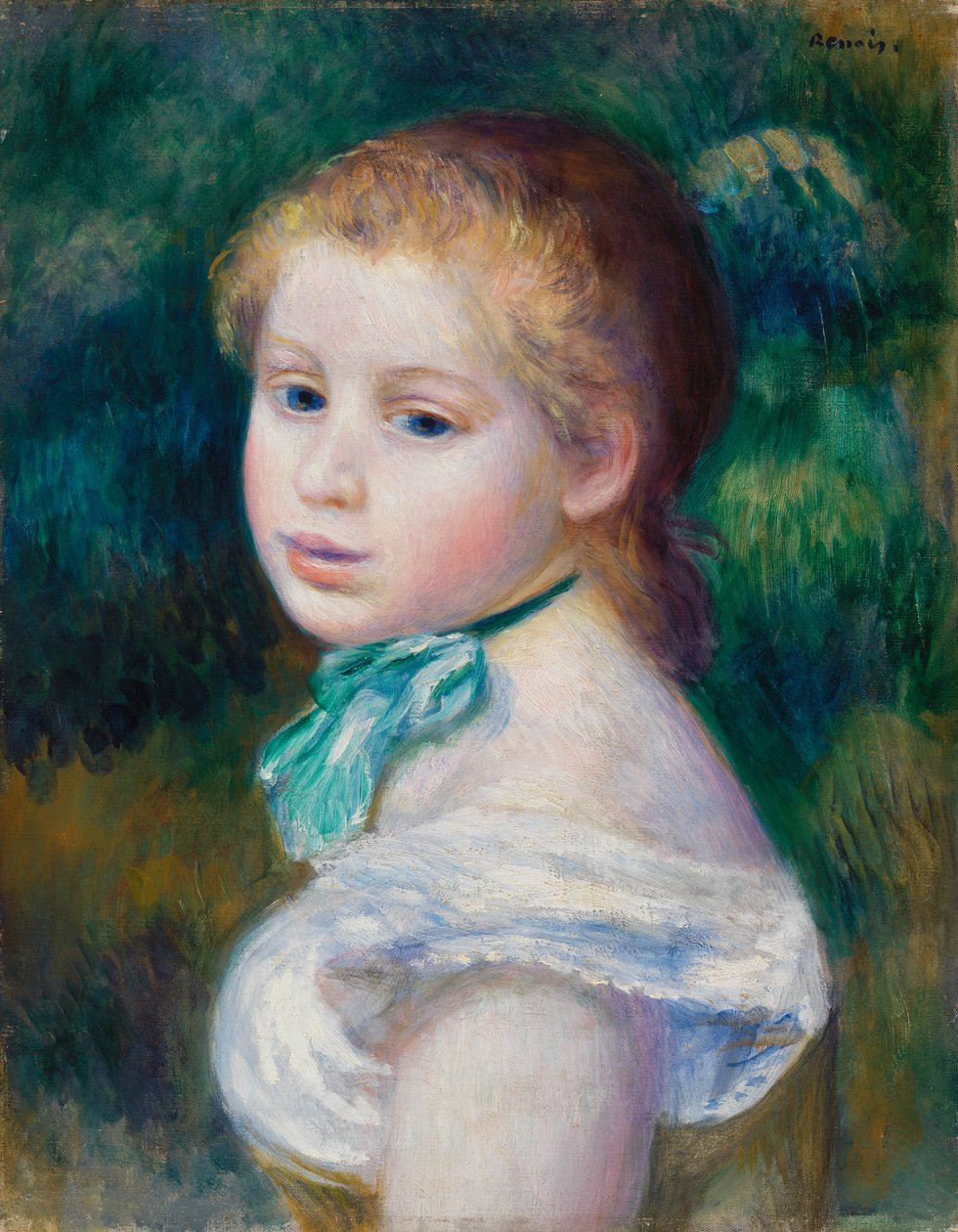 Genç Kız Başkanı by Pierre Auguste Renoir