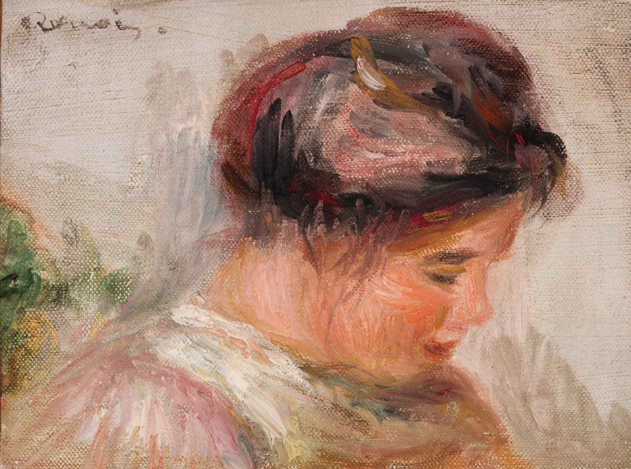 Genç Kız Başkanı by Pierre Auguste Renoir