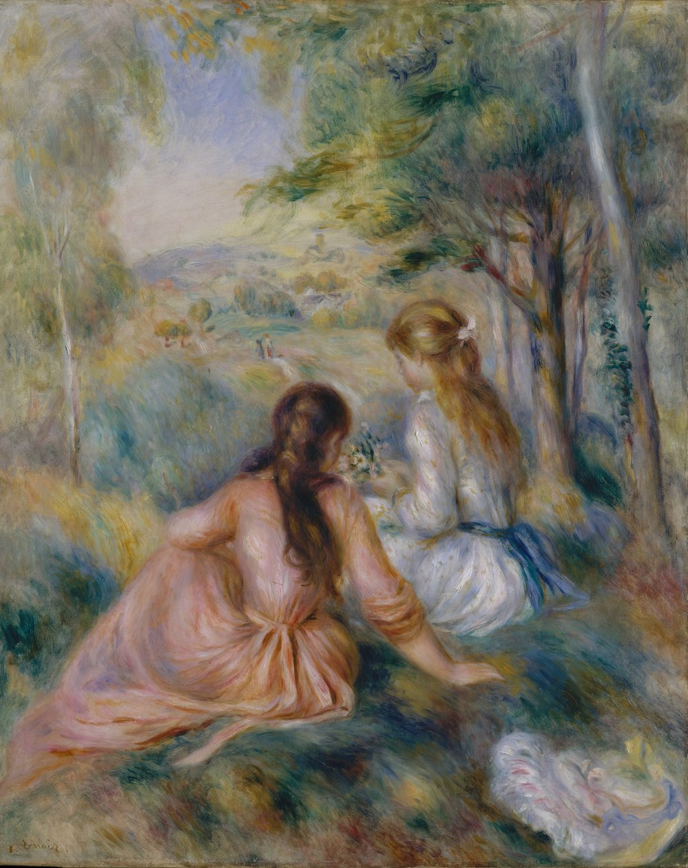 Çayırda, 1888-92 by Pierre Auguste Renoir