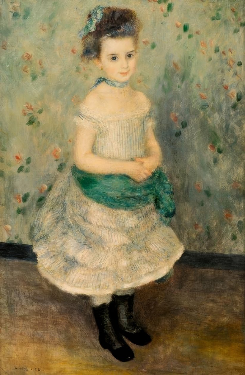Jeanne Durand-Ruel by Pierre Auguste Renoir