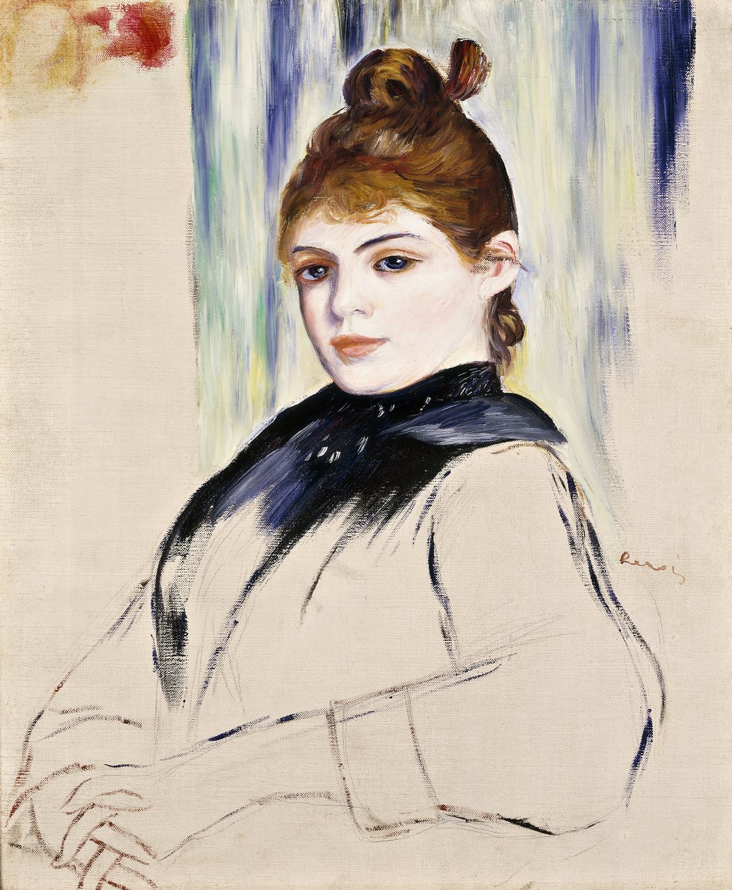 Topuzlu Kız, 1882 by Pierre Auguste Renoir