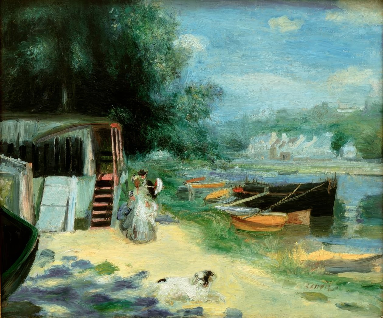 La Grenouillère by Pierre Auguste Renoir