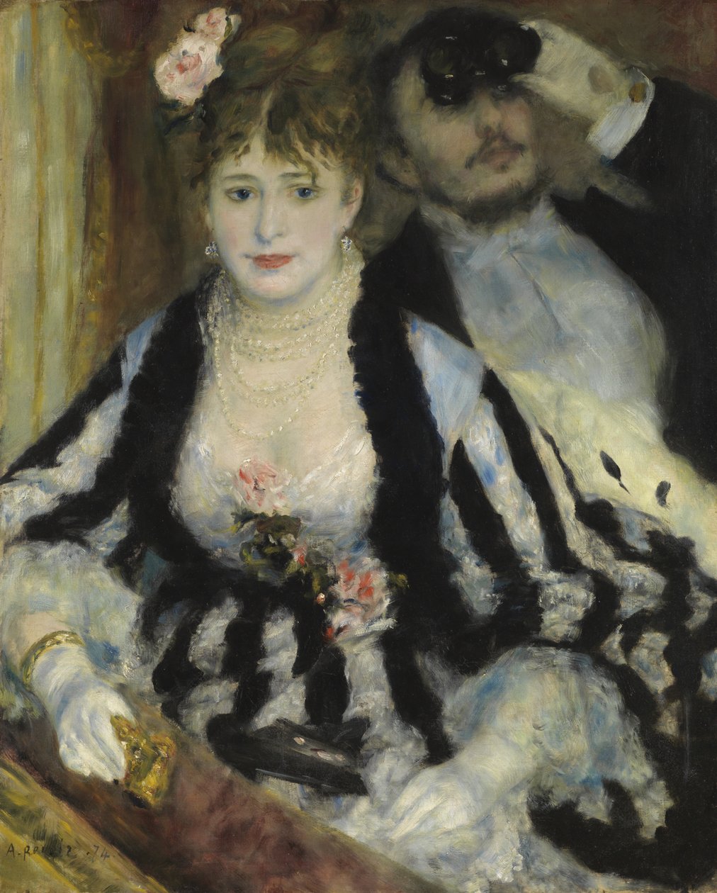 La Loge (Tiyatro kutusu) by Pierre Auguste Renoir