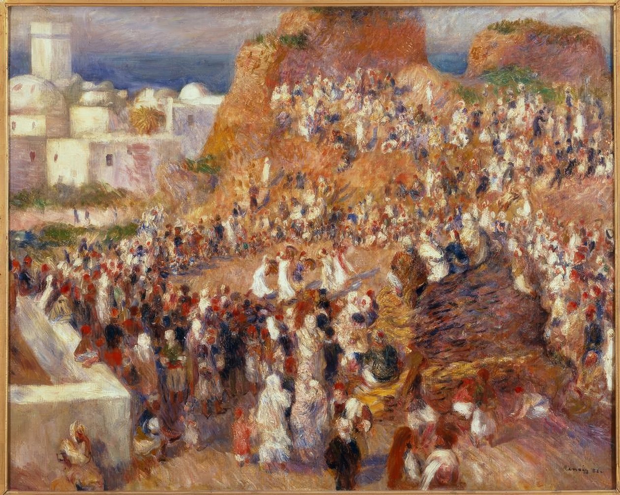 Cami, bir Arap festivali by Pierre Auguste Renoir