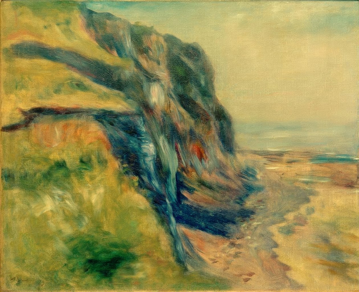 Dieppe yakınlarındaki sahil by Pierre Auguste Renoir