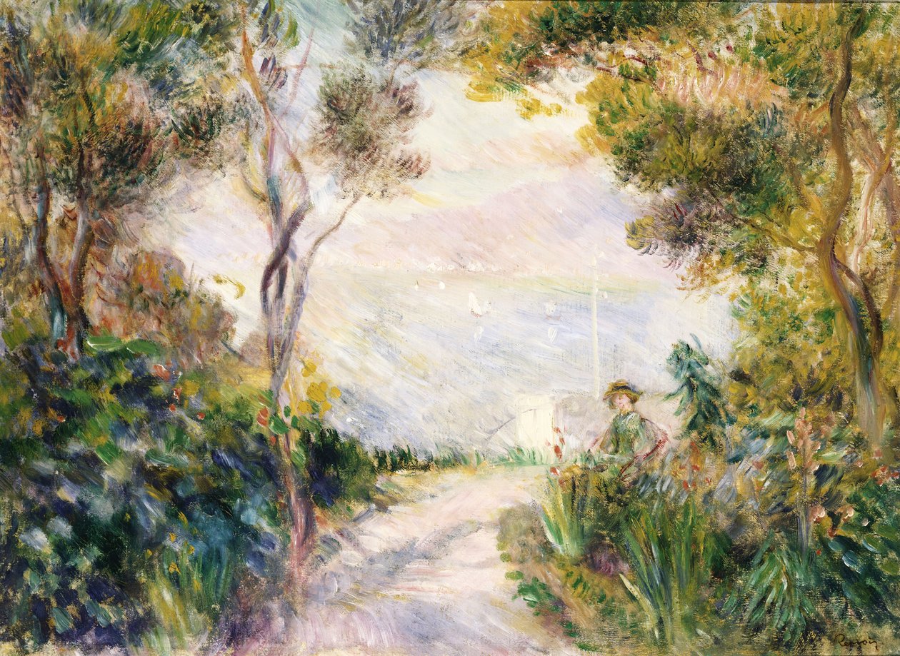 Manzara, Yolun Sonu by Pierre Auguste Renoir