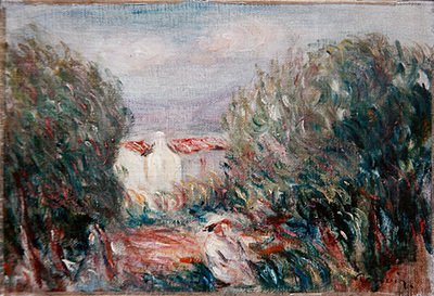 Manzara, c.1900 (gemide yağ) by Pierre Auguste Renoir