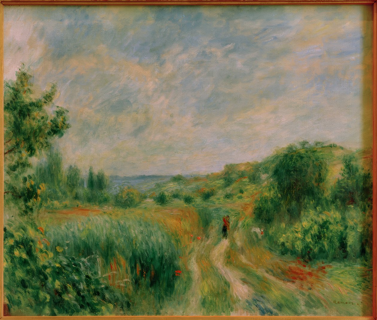 Essoyes yakınlarındaki manzara by Pierre Auguste Renoir