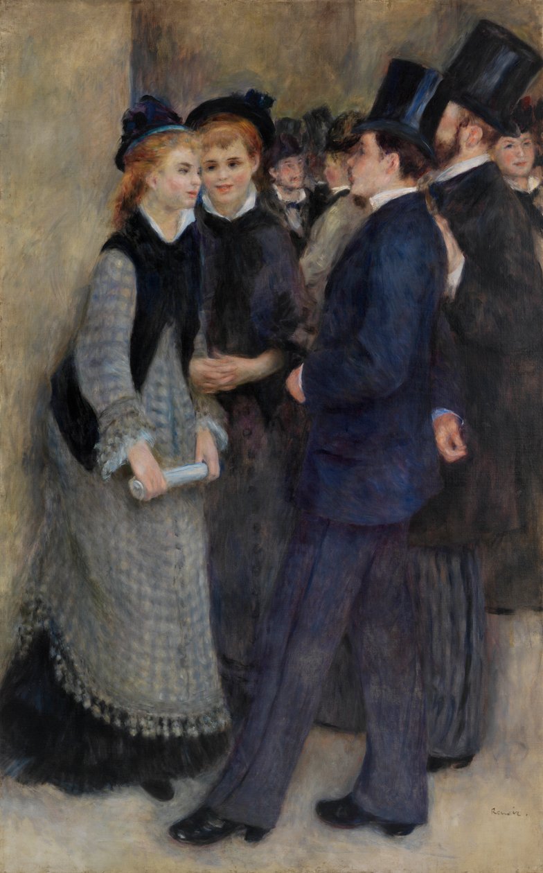 Konservatuardan Ayrılmak by Pierre Auguste Renoir