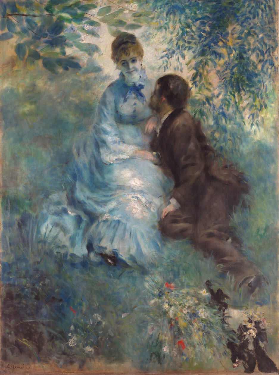 Aşıklar İdil, 1875 by Pierre Auguste Renoir