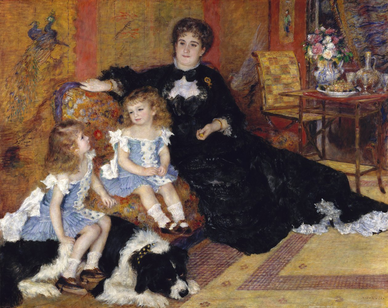 Madam Georges Charpentier Marguerite-Louise Lemonnier, 1848-1904..., 1878. by Pierre Auguste Renoir