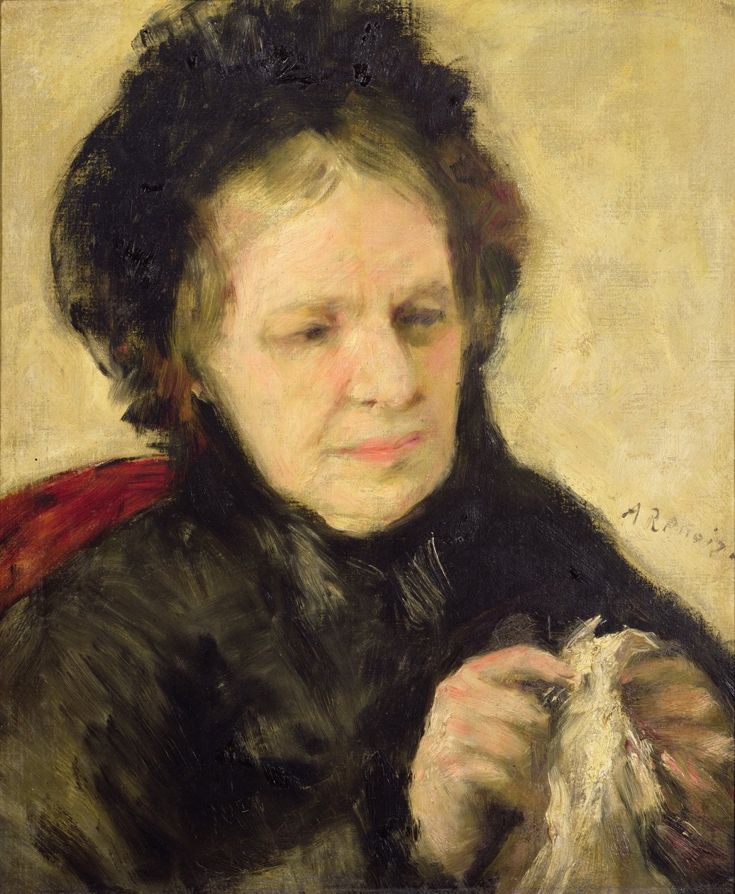 Madam Theodore Charpentier (1802-75) c.1869 (tuval üzerine yağlı boya) by Pierre Auguste Renoir