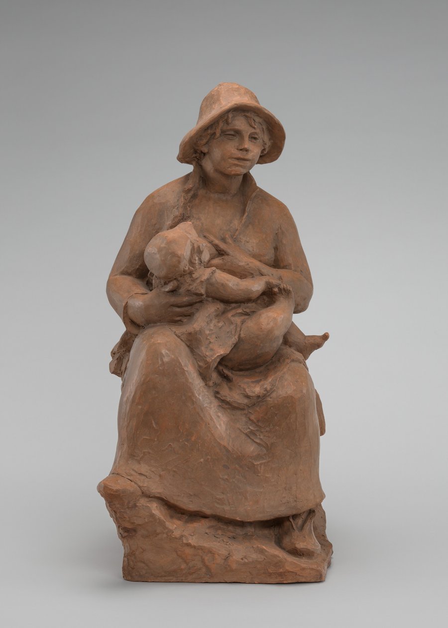 Annelik: Madam Renoir ve Oğul, c. 1916. by Pierre Auguste Renoir