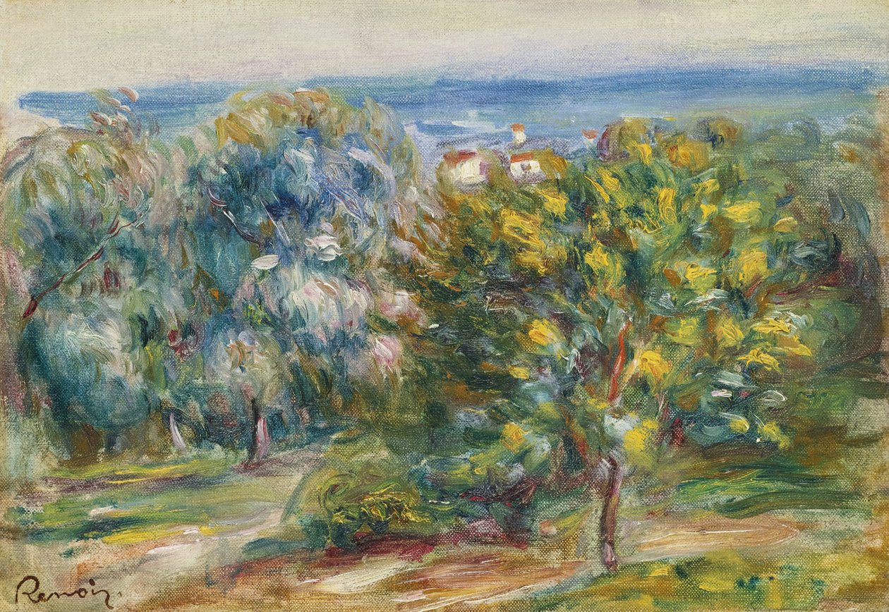 Öğle Manzarası, 1910 by Pierre Auguste Renoir