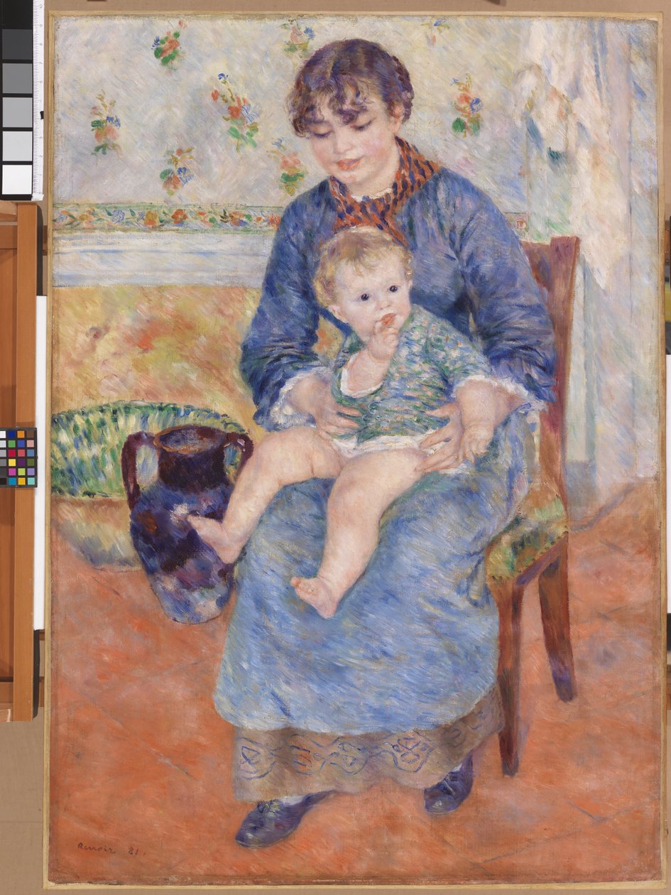 Anne ve Çocuk by Pierre Auguste Renoir