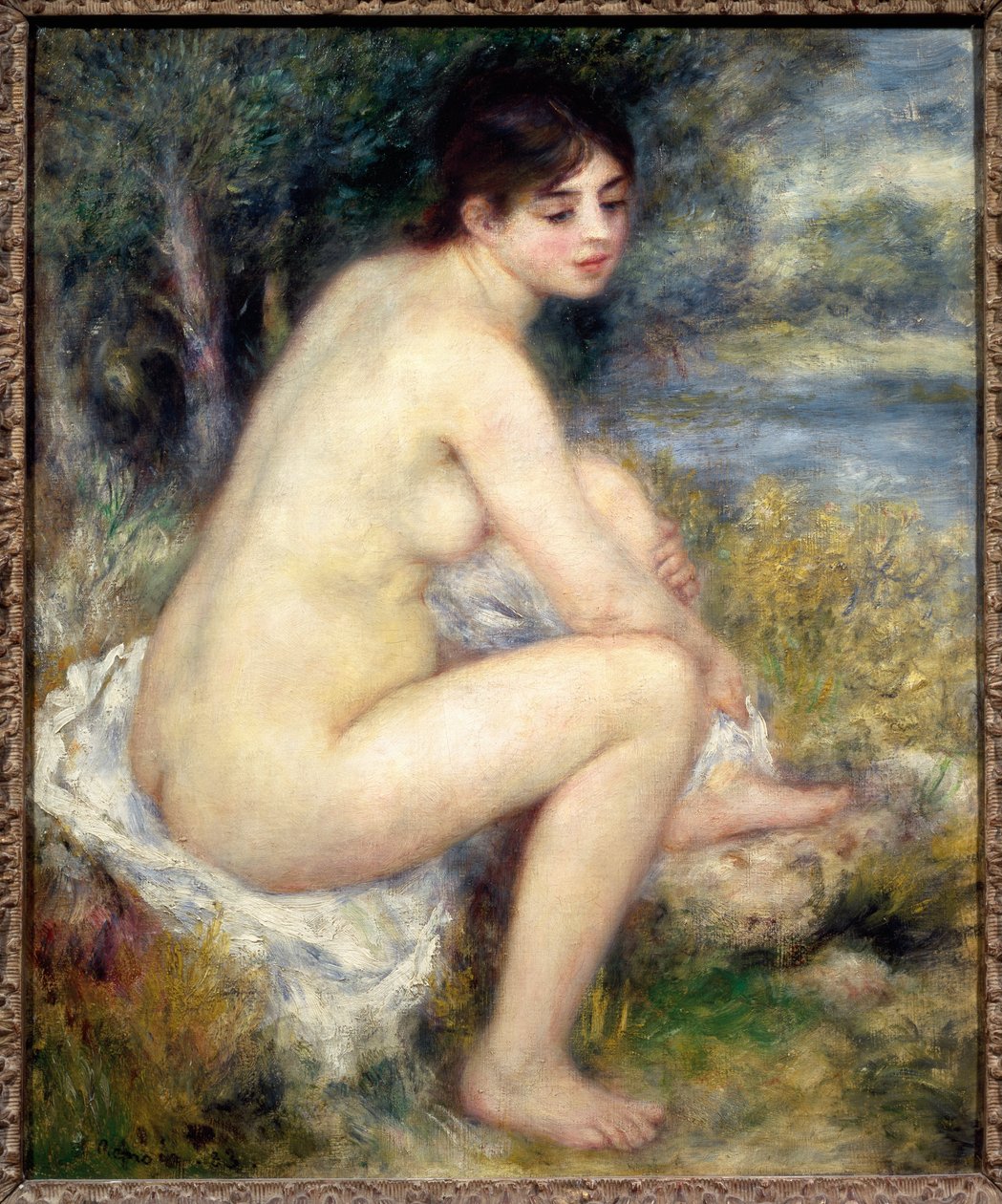 Bir Manzarada Çıplak Kadın by Pierre Auguste Renoir
