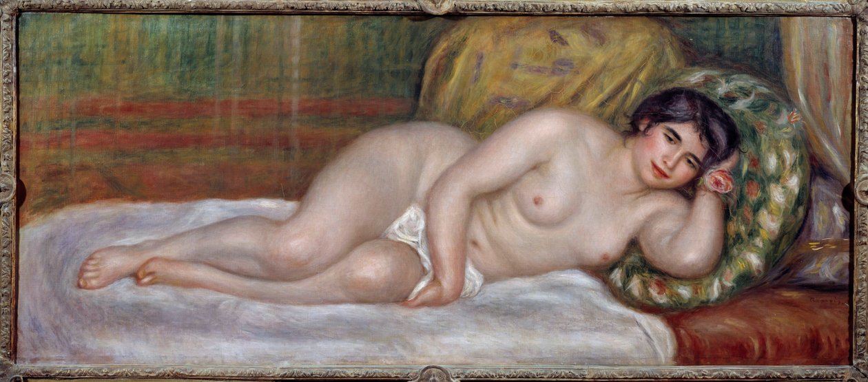 Çıplak kadın (Gabrielle) Gabrielle Renard (1879-1959), ressamın oğlu Jean Renoir