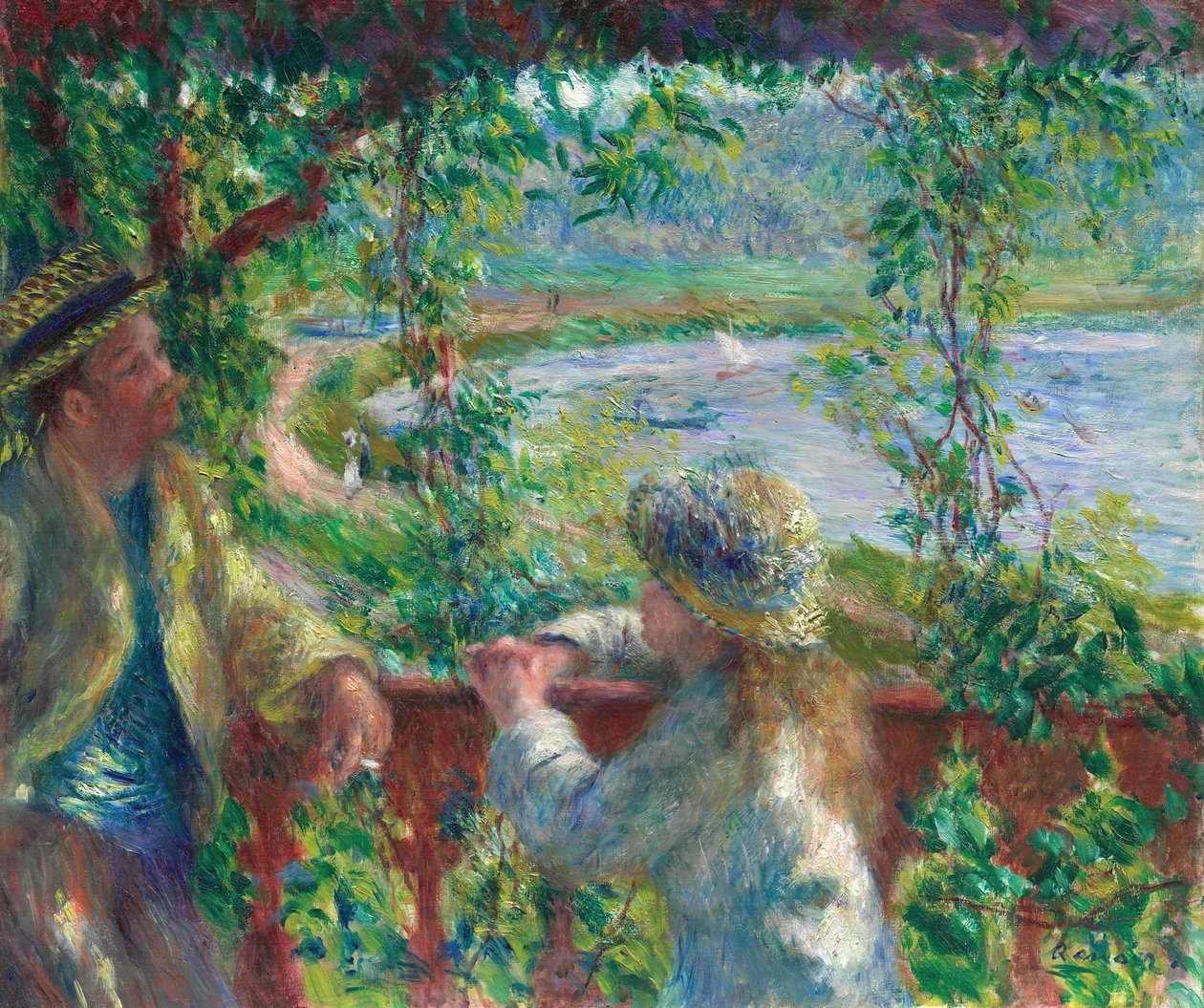 Gölün Yakını, 187980. by Pierre Auguste Renoir