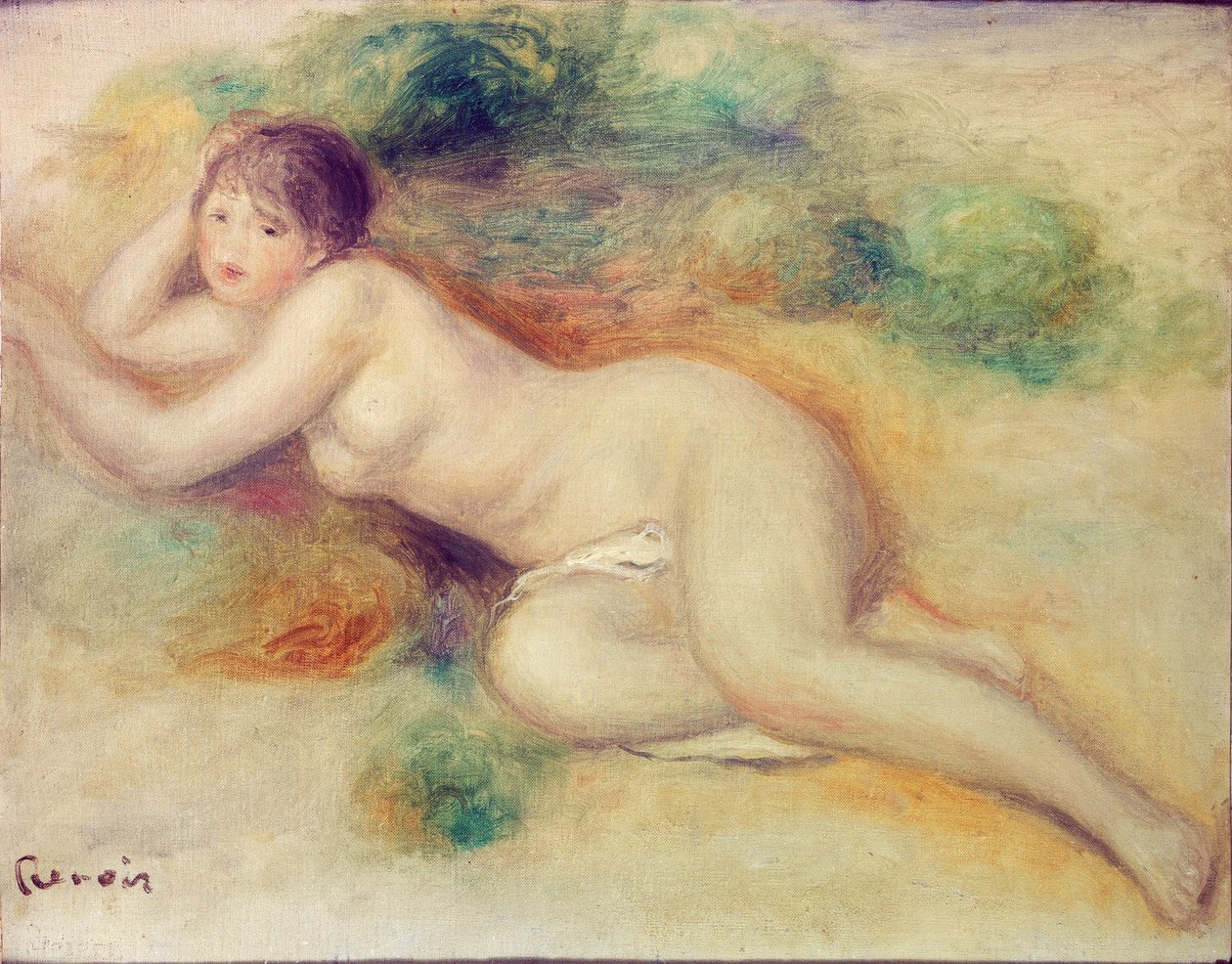 Çıplak Kız Figürü, 1880-1889 by Pierre Auguste Renoir