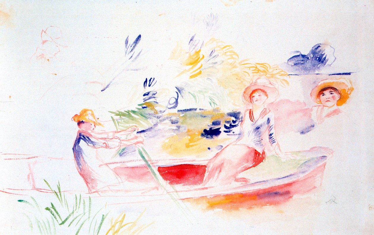 Nehir kıyısında, 20. Yüzyıl by Pierre Auguste Renoir