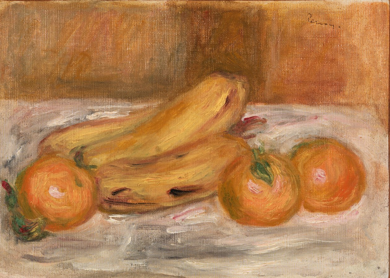 portakal ve muz by Pierre Auguste Renoir