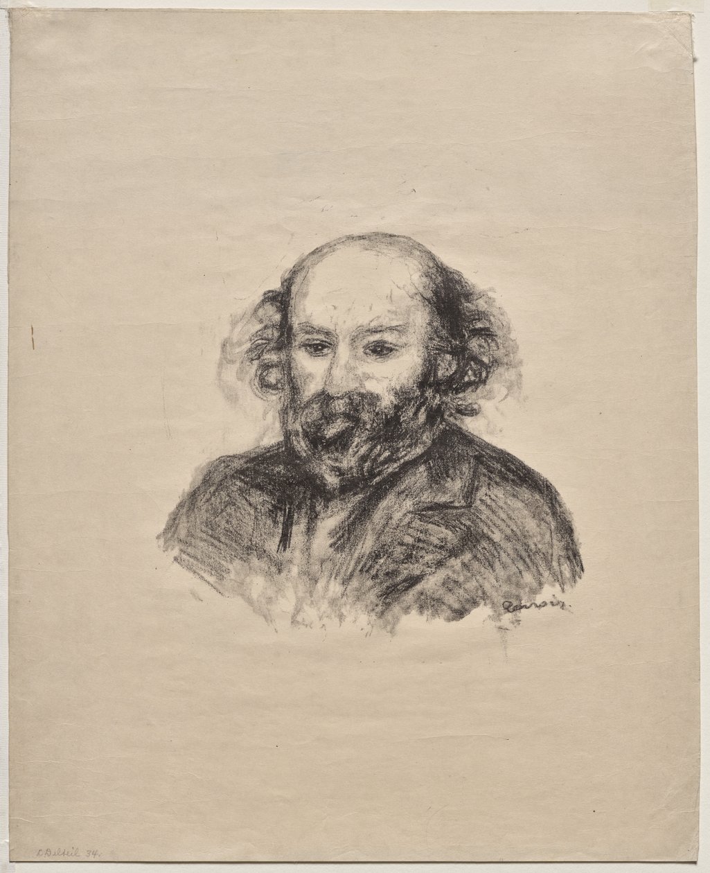 Paul Cezanne by Pierre Auguste Renoir