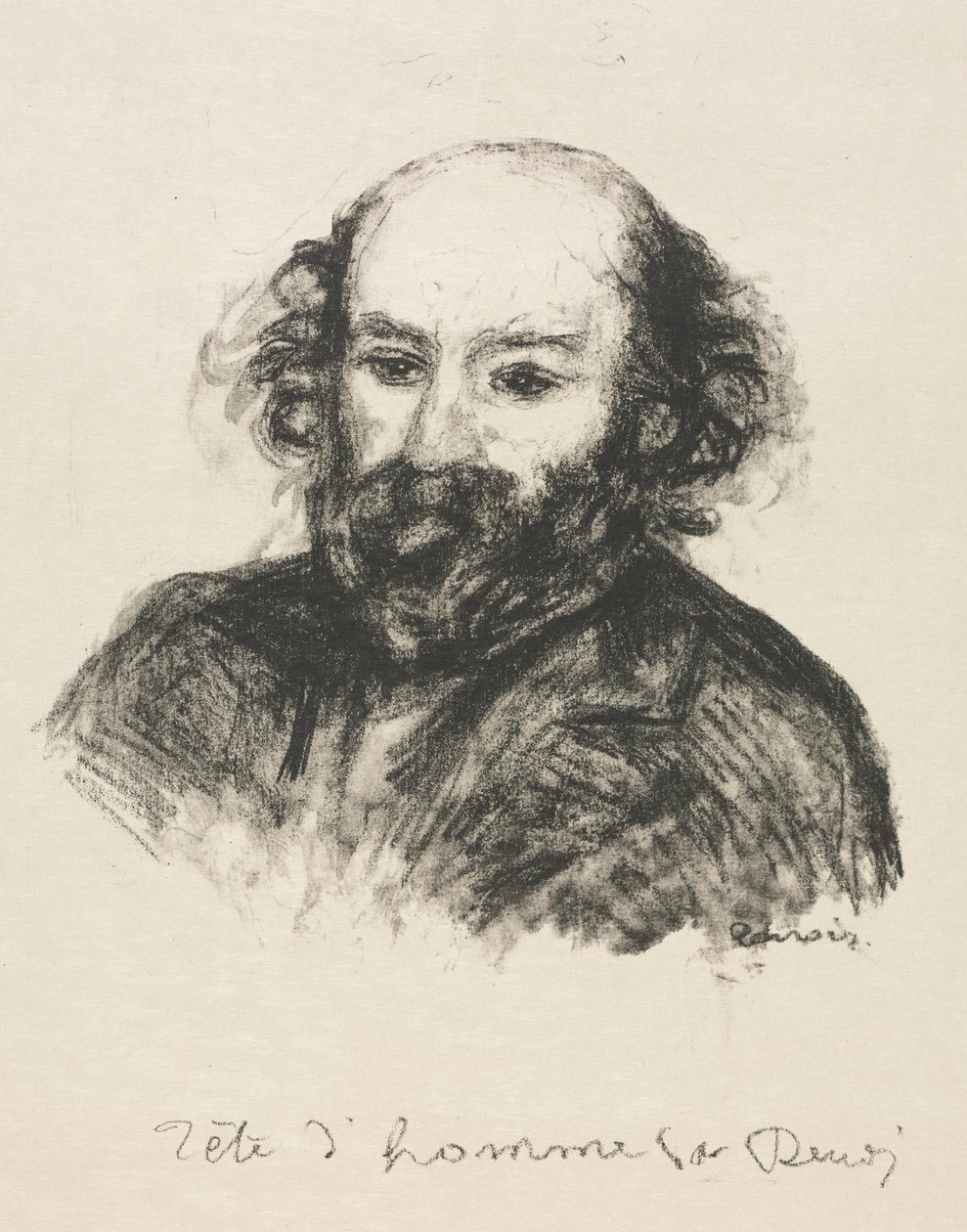 Paul Cezanne by Pierre Auguste Renoir