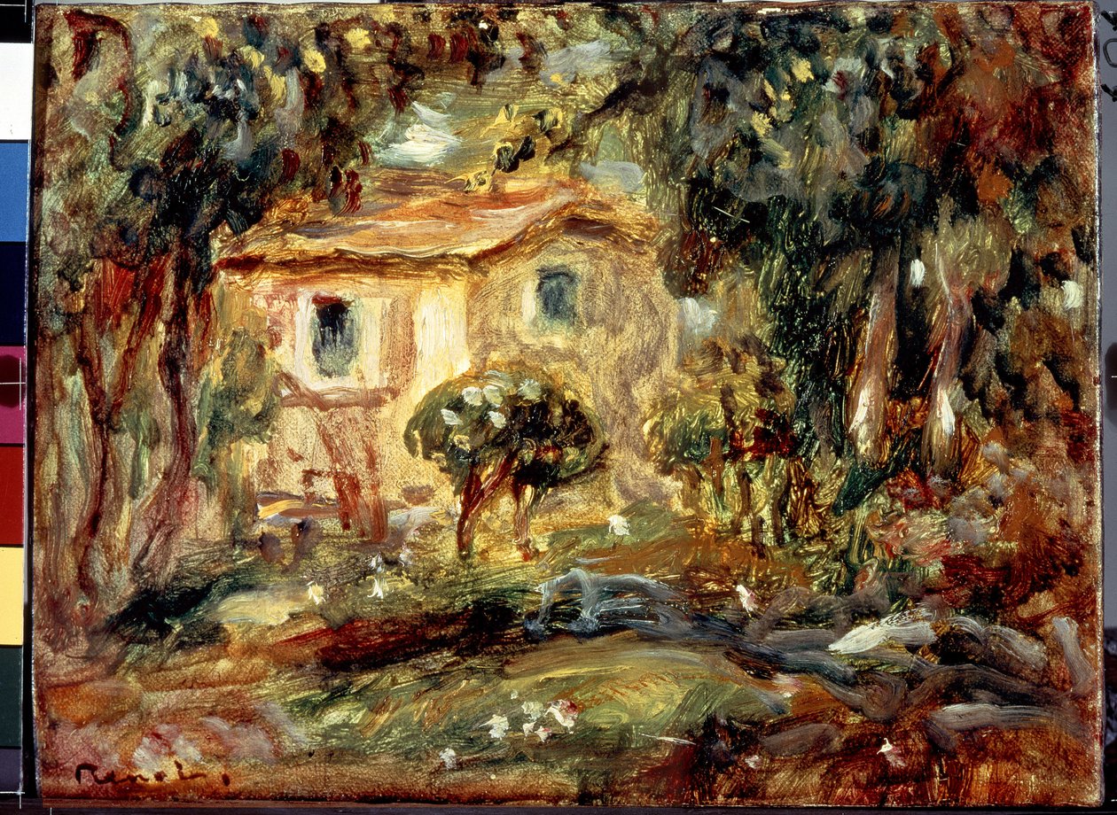 Kırsal bölge. Le Canet. Resim Pierre Auguste Renoir (Pierre-Auguste Renoir) by Pierre Auguste Renoir