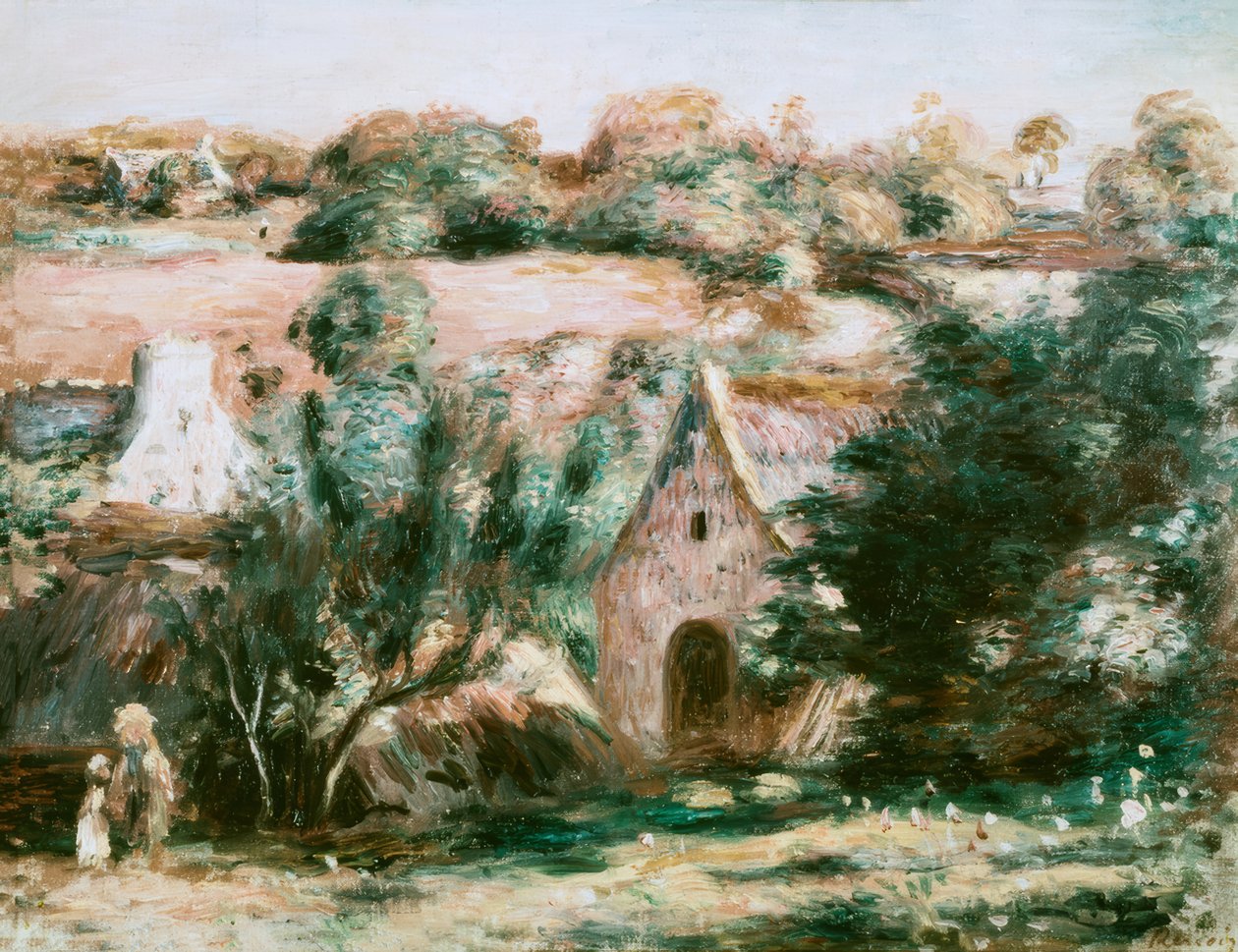 Britanya manzarası by Pierre Auguste Renoir