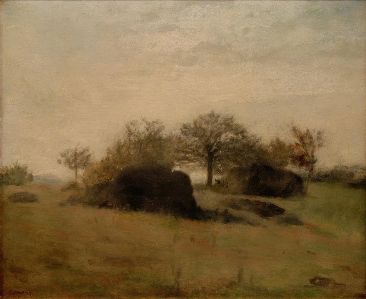 Fontainebleau manzarası by Pierre Auguste Renoir