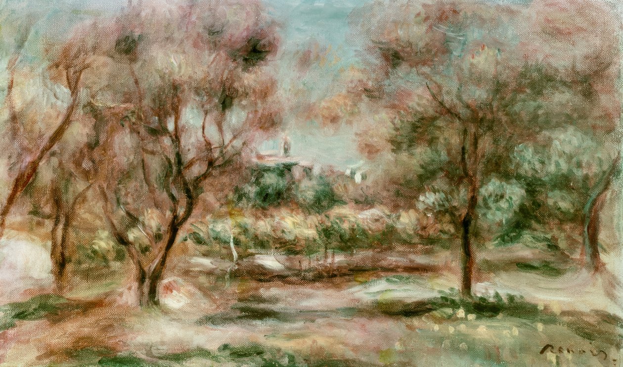 Grasse Manzarası by Pierre Auguste Renoir