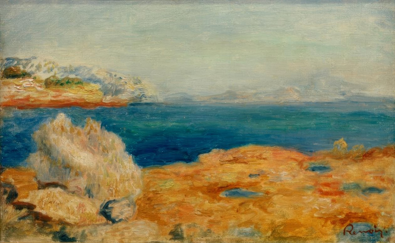 Kıyı manzarası by Pierre Auguste Renoir