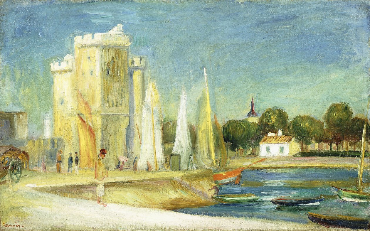 La Rochelle Limanı, 1896 by Pierre Auguste Renoir