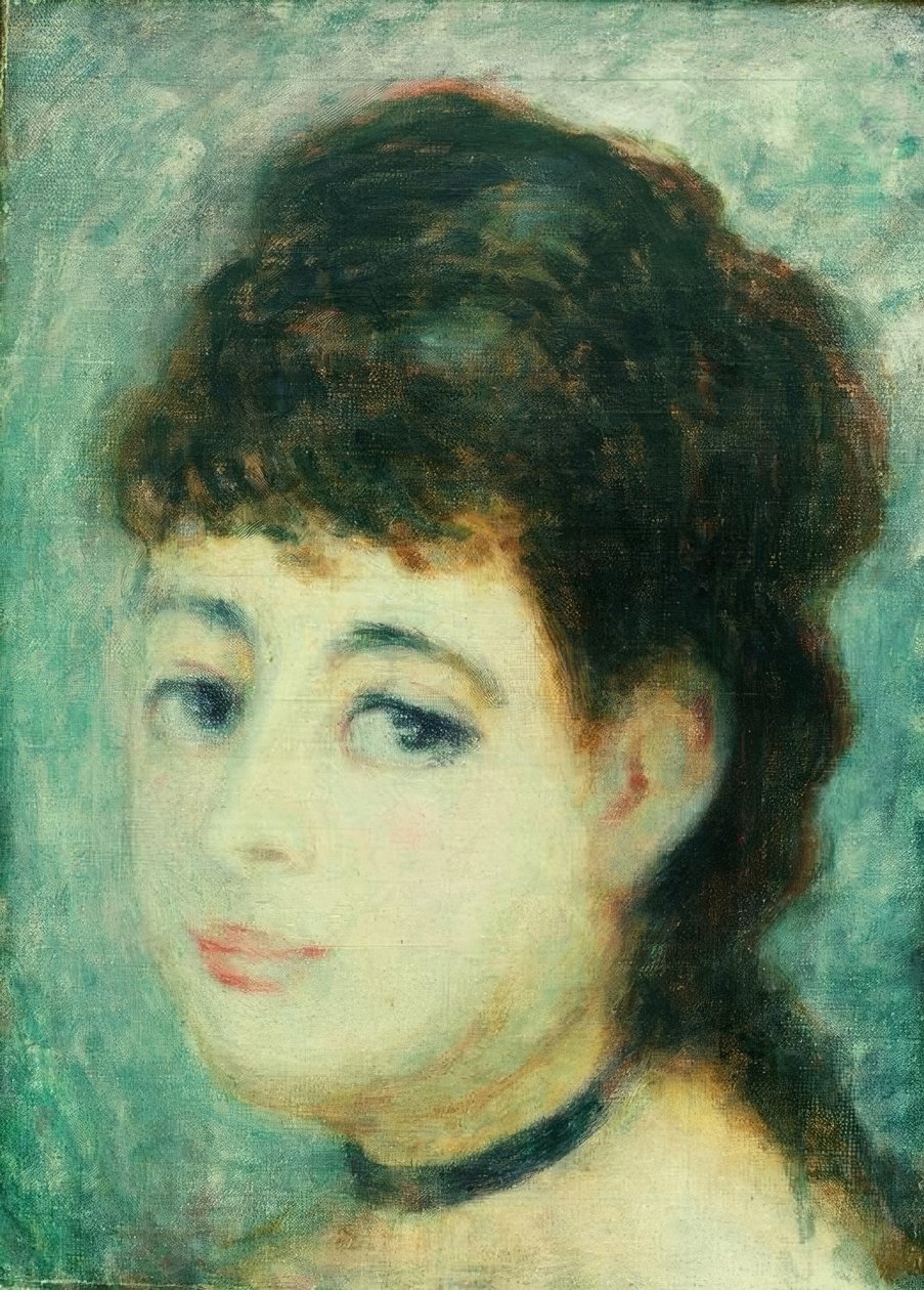 Genç bir kadının portresi. Parisli by Pierre Auguste Renoir