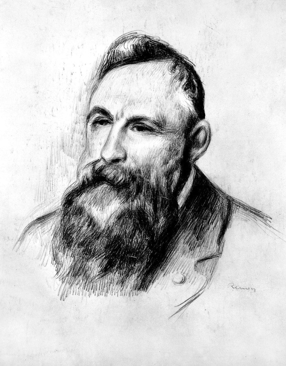 Fransız heykeltıraş Auguste Rodin