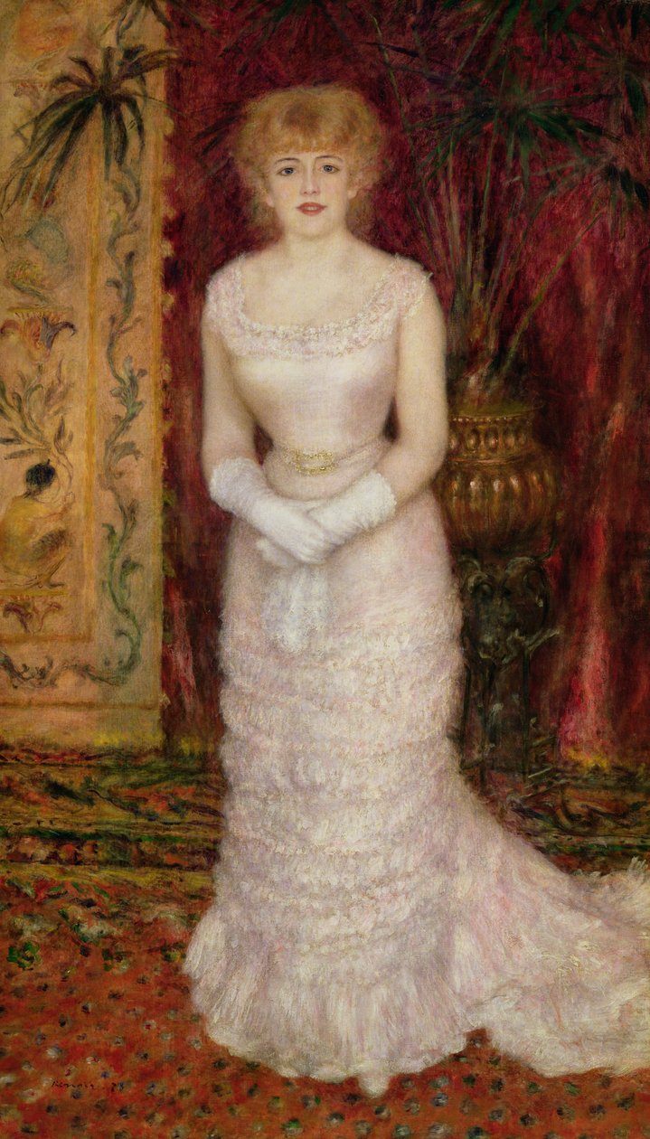 Jeanne Samary'nin Portresi (1857-90) 1878 by Pierre Auguste Renoir